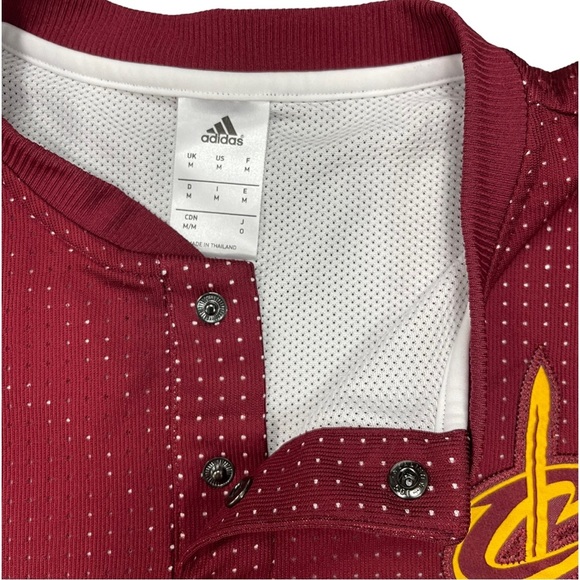 Adidas Cleveland Cavaliers Jersey Style Shirt - Picture 5 of 6